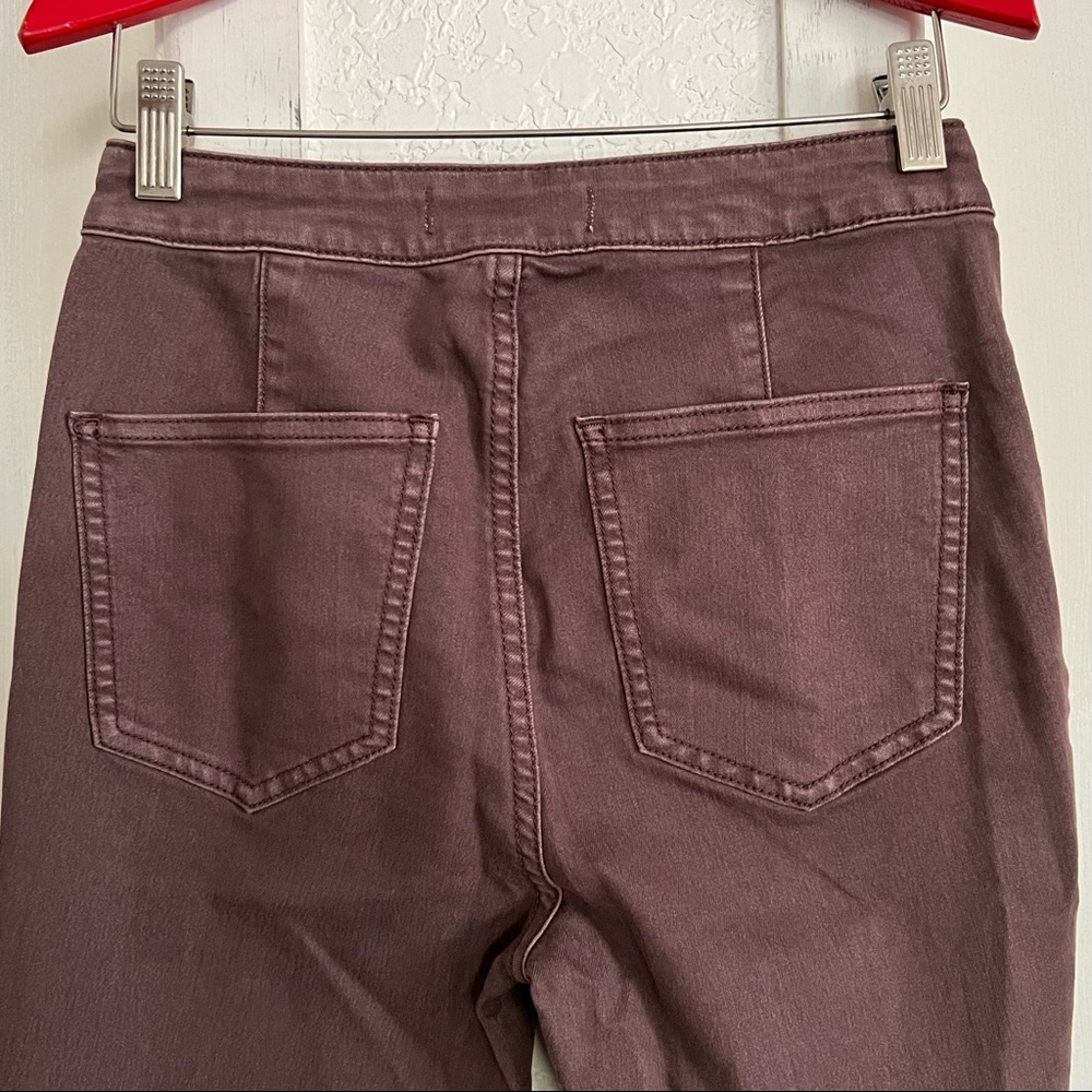 Free People High-Waist Chocolate Brown Flare Jeans with out tags, used one time - Picture 8 of 13